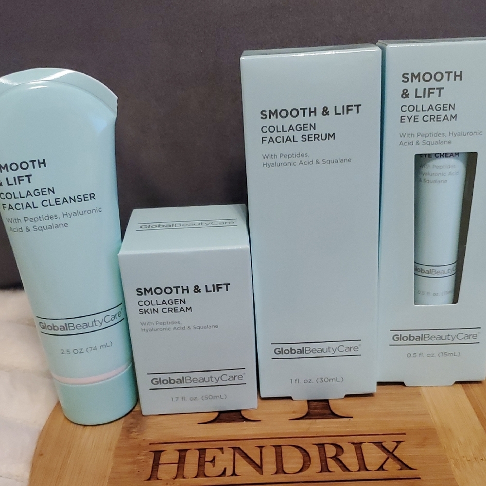 4 piece bundle Global Beauty Care Smooth & Lift Skincare Set